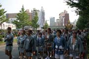 Podzimn� festival ve �tvrti Ryogoku, Tokio. Japonsko.