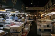 Ryb� trh Tsukiji, Tokio. Japonsko.