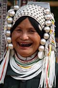 �ena z kmene Akha, okol� m�sta Kengtung. Myanmar (Barma).