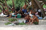 Pohoda na pl�i, vesnice El Oasis. Kuba.