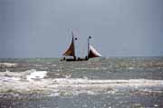 Plachetnice v Morondav�. Madagaskar.