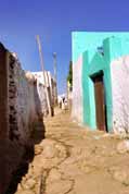 Uli�ka ve star�m m�st� Harar. V�chod, Etiopie.